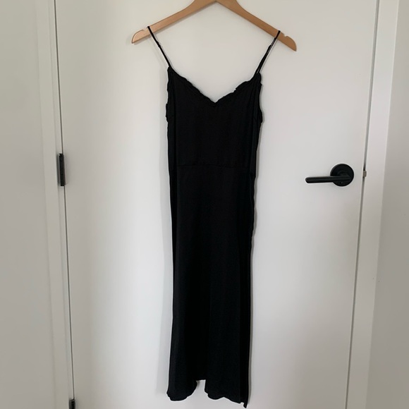 Aritzia black silk dress - Picture 1 of 5